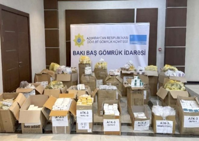 Azərbaycana qanunsuz gətirilmiş külli miqdarda dərman vasitələrinin realizə edilməsinin qarşısı alınıb