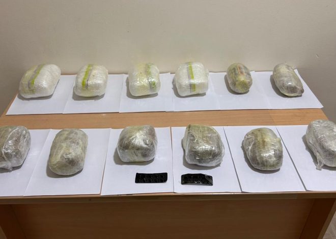 Külli miqdarda narkotik vasitənin ölkə ərazisinə keçirilməsinin qarşısı alınıb
