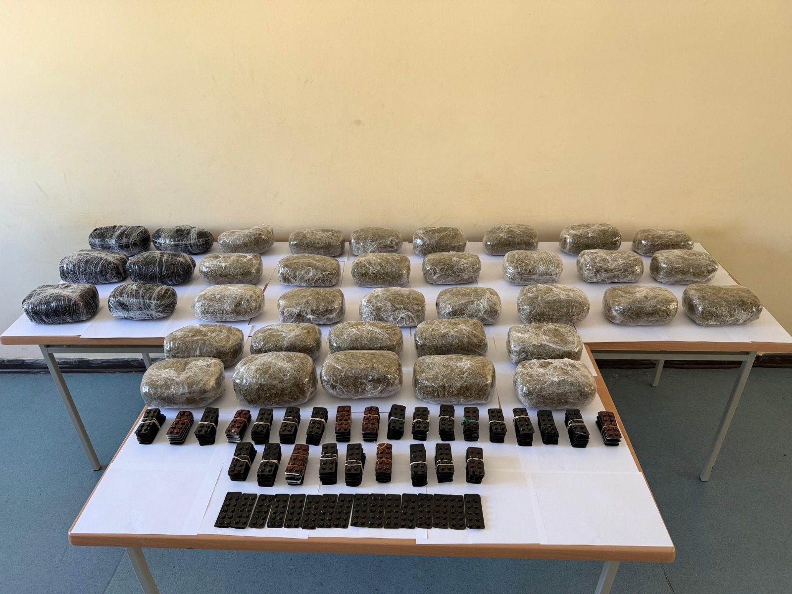 DİN və DSX sərhəddə əməliyyat keçirib, 38 kq narkotik dövriyyədən çıxarılıb