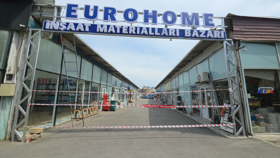 “Eurohome” tikinti materiallarının satışı bazarınının fəaliyyəti dayandırılıb