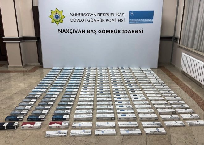 Naxçıvanda külli miqdarda tütün məmulatları aşkar edilib