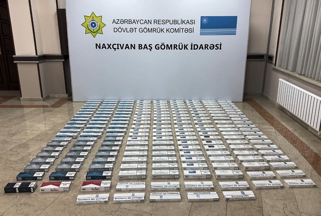 Naxçıvanda külli miqdarda tütün məmulatları aşkar edilib