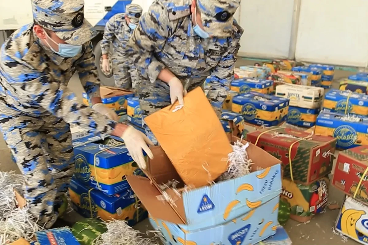 Qarpız yükündə 110 kiloqramdan artıq narkotik vasitə aşkar edilib
