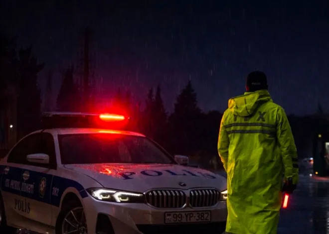 DYP sürücüləri yağışlı havada ehtiyatlı olmağa çağırıb