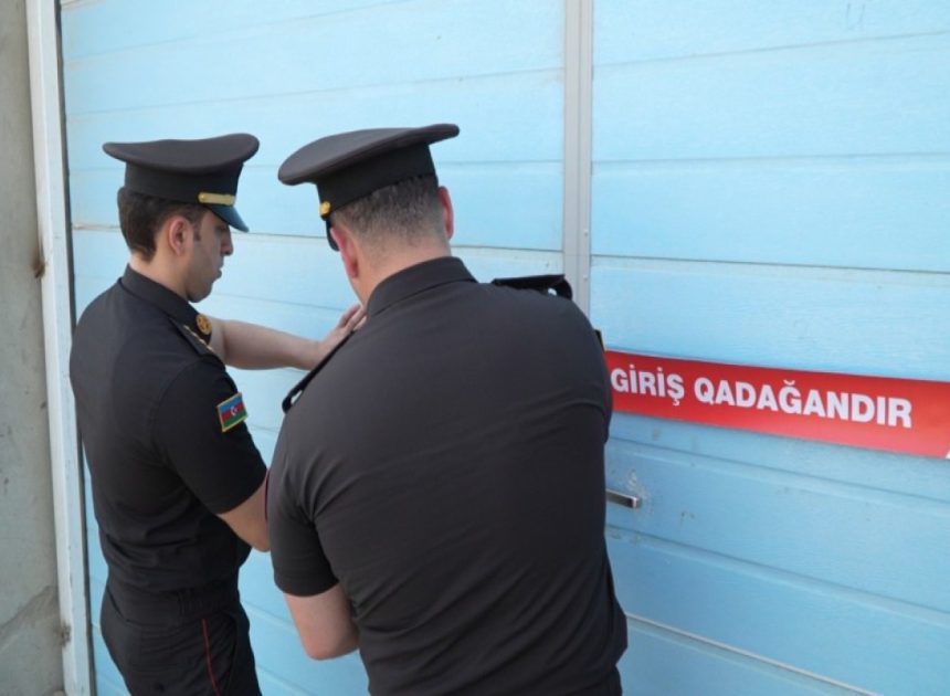 Bakıda yanğın təhlükəli anbarın fəaliyyəti dayandırılıb