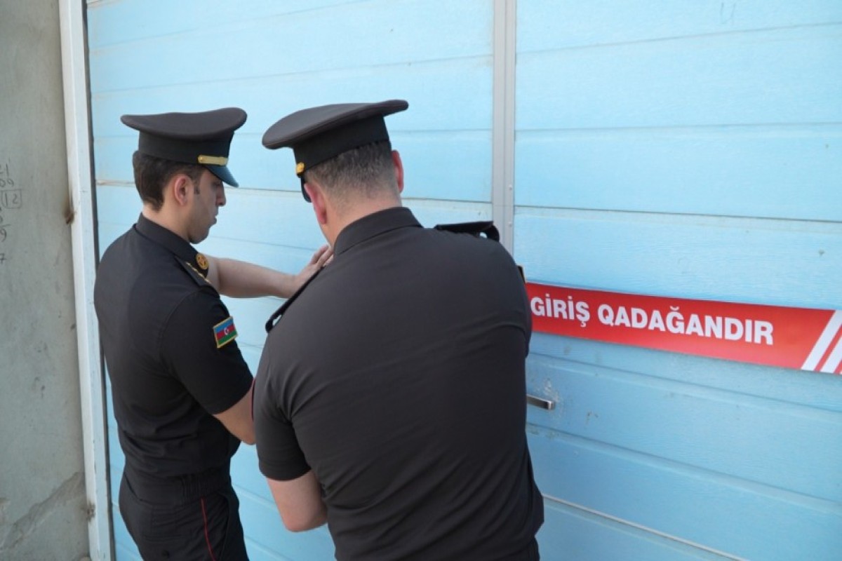 Bakıda yanğın təhlükəli anbarın fəaliyyəti dayandırılıb