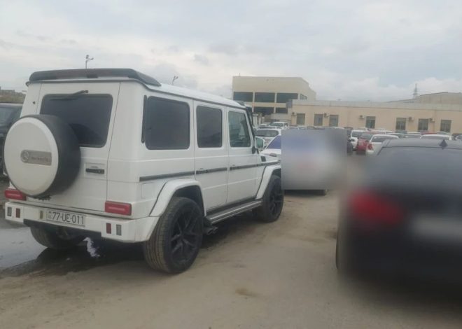 Masazırda insident yaradan “Gelandewagen” sürücüsü məsuliyyətə cəlb edilib
