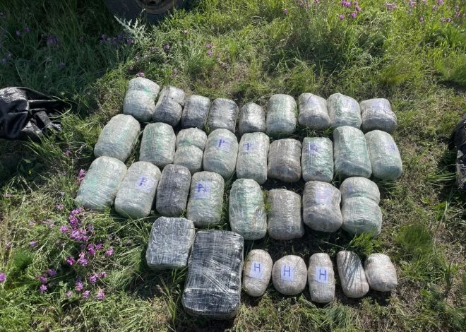 İrandan Azərbaycana 32 kq narkotik keçirilməsinin qarşısı alındı