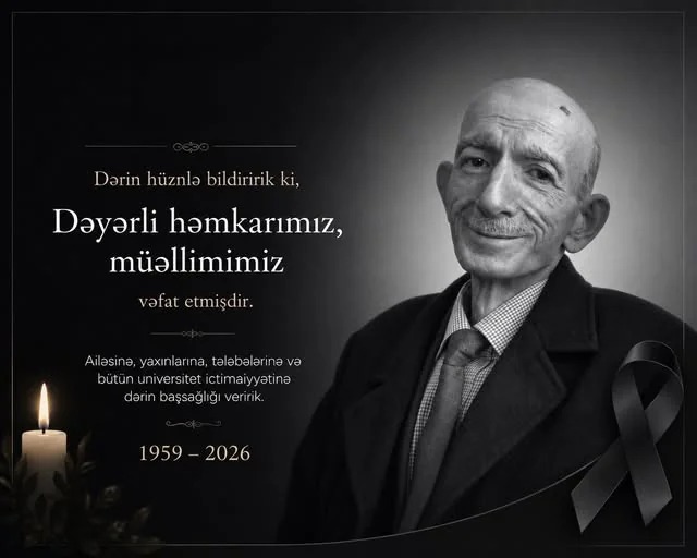 Azərbaycanda baş müəllim VƏFAT ETDİ