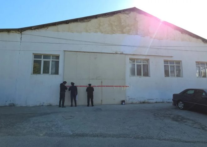 Bakıda mebel sexinin fəaliyyəti dayandırılıb