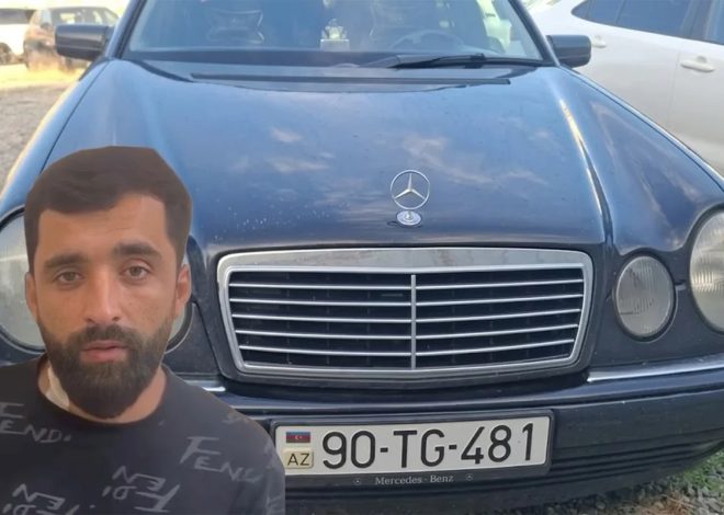 Hüquqsuz avtomobil idarə edən şəxs narkotik aludəçisi imiş