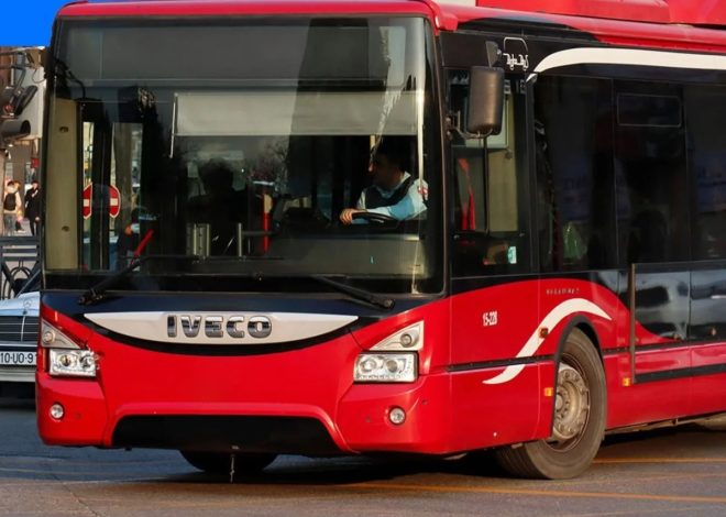 Bakıda 10 marşrut üzrə avtobusların hərəkət sxemi müvəqqəti dəyişdirildi