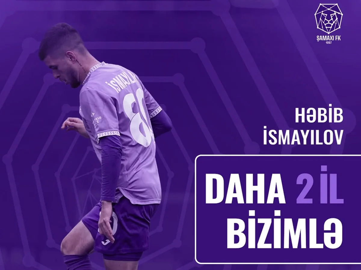 “Şamaxı” klubu Həbib İsmayılovla yeni müqavilə bağlayıb