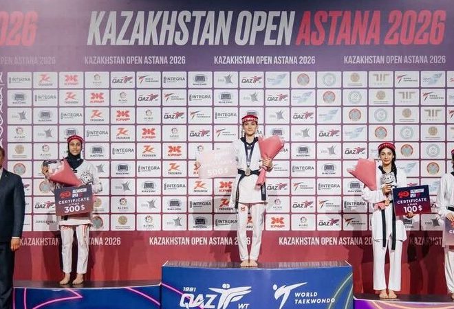 Azərbaycanlı taekvondoçu Astanada qızıl medal qazandı