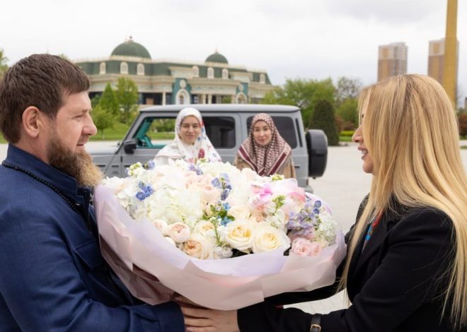 Roza Zərgərli Ramzan Kadırovla görüşüb