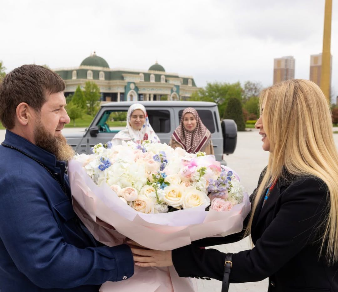Roza Zərgərli Ramzan Kadırovla görüşüb