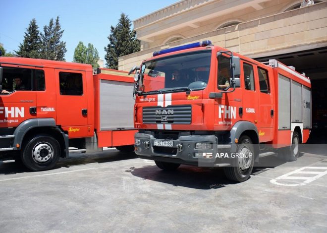 FHN: Ötən həftə 881 yanğına çıxış olub