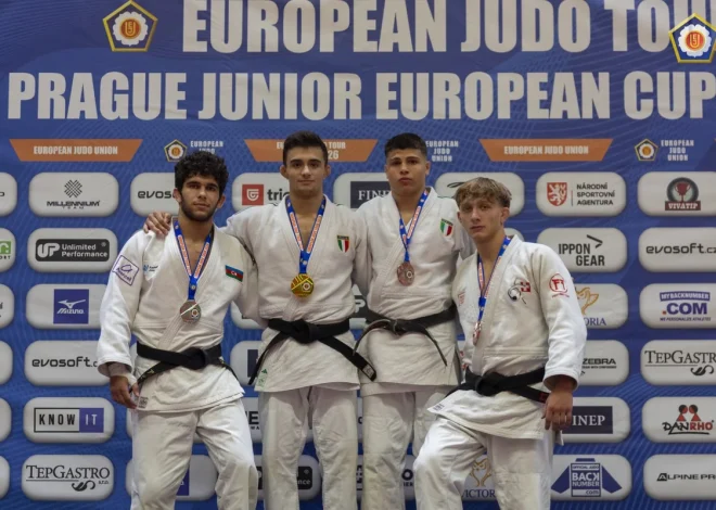 Avropa Kuboku: Azərbaycan cüdoçusu Əbil Yusubov gümüş medal qazanıb