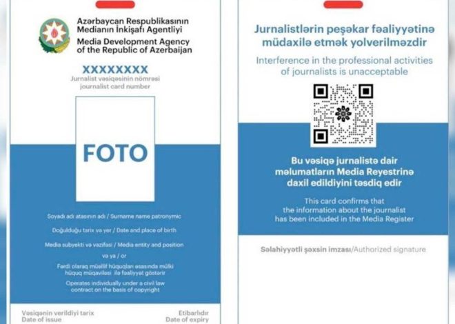 Jurnalist vəsiqəsinə görə ödəniş ləğv edilir