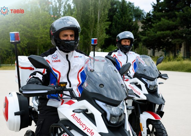 TƏBİB təcili tibbi yardımda yeni “Ambucycle” xidmət modelinin tətbiqinə başlayır