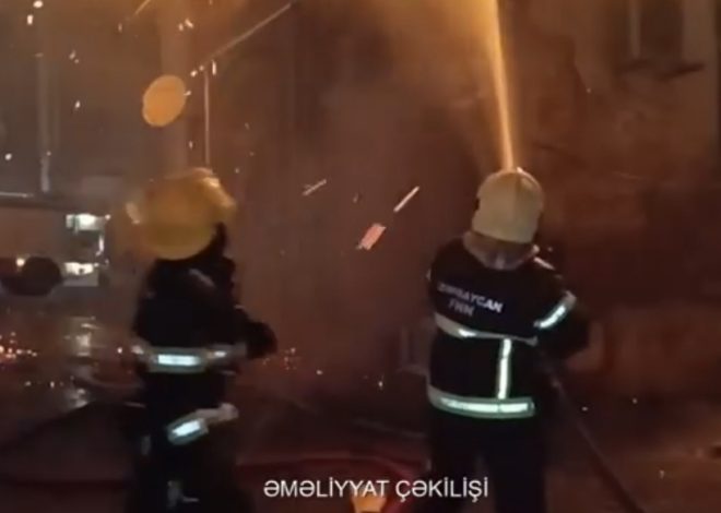 Bakıda yaşayış evində yanğın olub