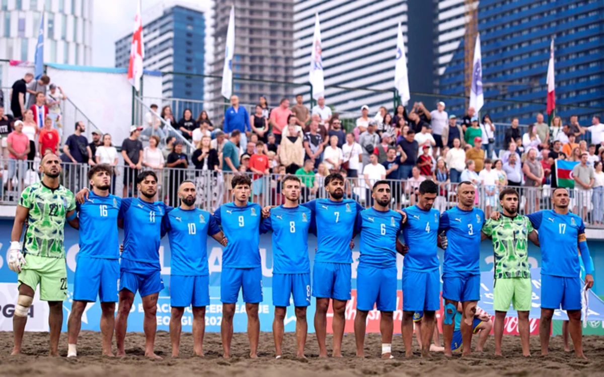 Avropa çempionatı: Azərbaycanın çimərlik futbolu millisi pley-off mərhələsinə yüksəlib