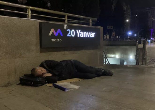Bakıda müəllim küçədə yatdı – Hər şeyi oğurlandı