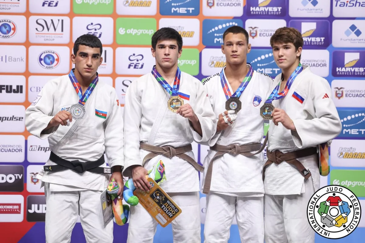 Azərbaycanın yeniyetmə cüdoçuları dünya çempionatını 1 qızıl, 1 gümüş medalla başa vurublar