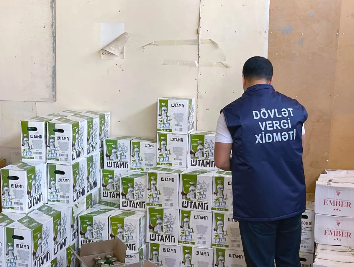 Naxçıvanda saxta aksiz markalı alkoqollu içkilər aşkarlanıb