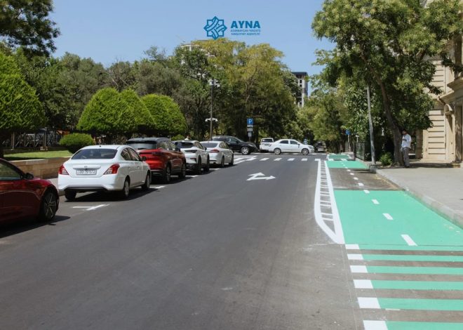 Bakıda iki mikromobillik zolağı birləşdirildi