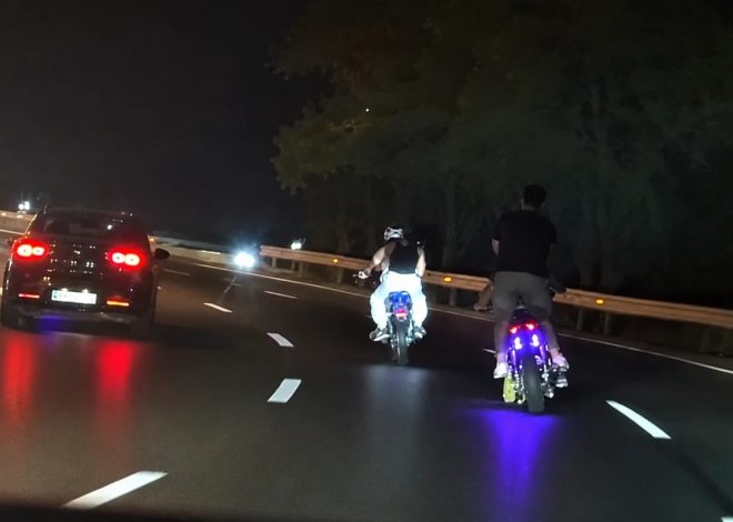 Bakıda mopedlə motoxuliqanlıq edən sürücü həbs edilib