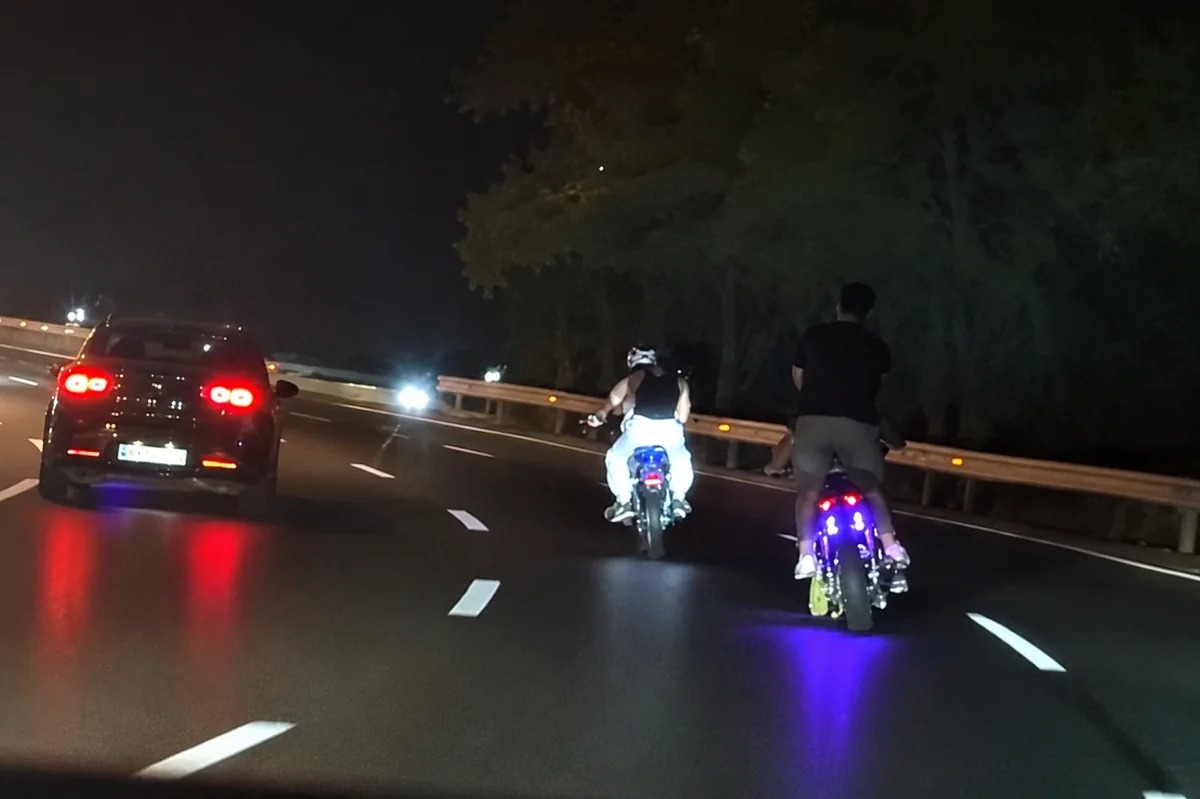 Bakıda mopedlə motoxuliqanlıq edən sürücü həbs edilib