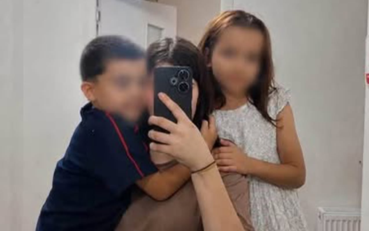 İki uşağı əlindən alınan ana övladlarına qovuşdu