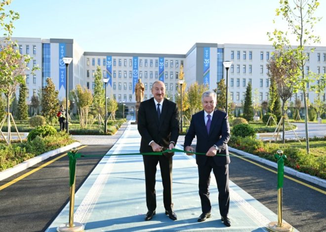 Daşkənddə Nizami Gəncəvi adına Milli Pedaqoji Universitetin açılışı olub