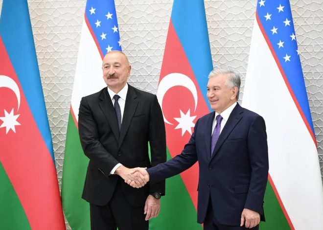 Şavkat Mirziyoyev “Heydər Əliyev” ordeni ilə təltif edilib