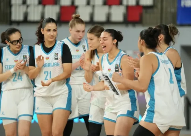 Azərbaycanın qızlardan ibarət basketbol millisi Avropa çempionatında oyunları yekunlaşdırıb