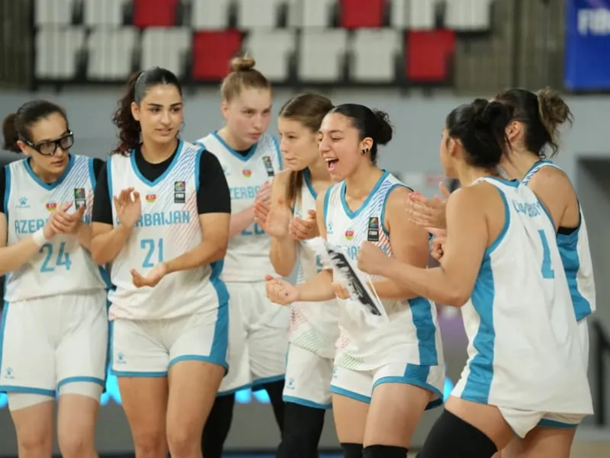 Azərbaycanın qızlardan ibarət basketbol millisi Avropa çempionatında oyunları yekunlaşdırıb