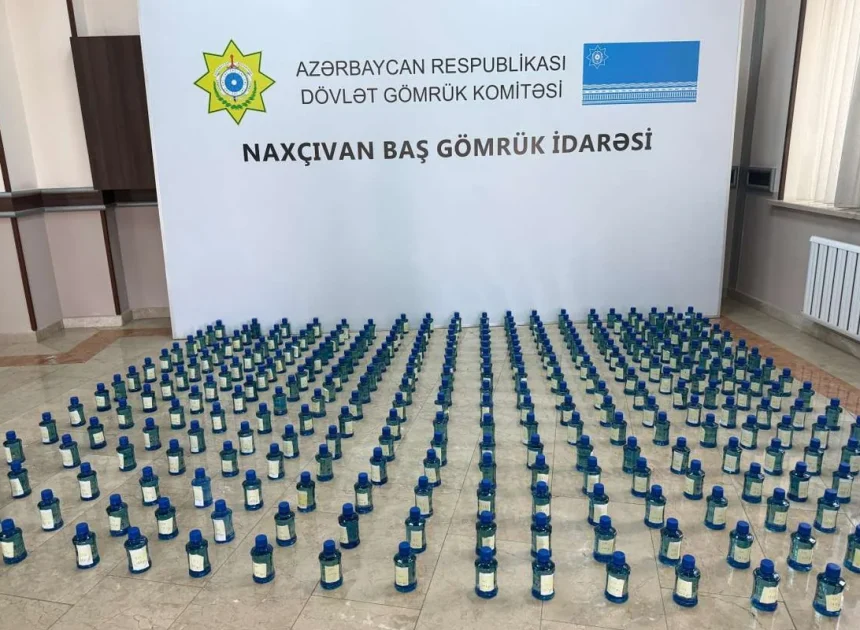 Alkoqolsuz içki adı ilə ölkəyə külli miqdarda psixotrop maddə keçirmək istədilər