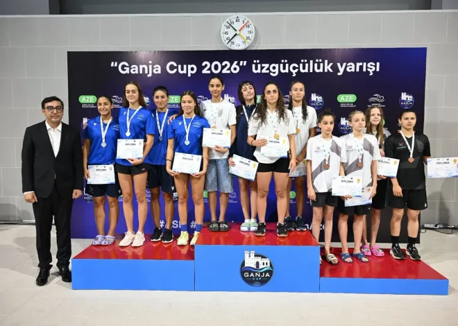 Gəncədə “Ganja Cup 2026” üzgüçülük yarışı keçirilib