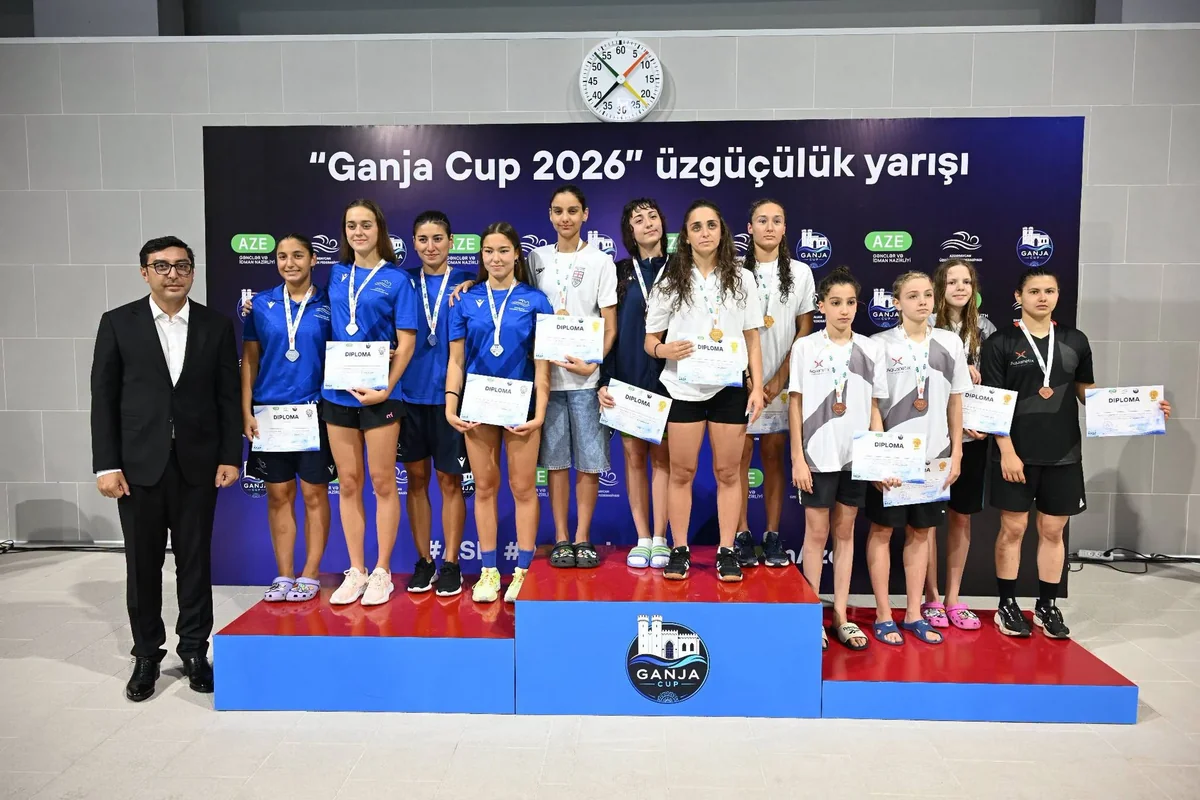 Gəncədə “Ganja Cup 2026” üzgüçülük yarışı keçirilib