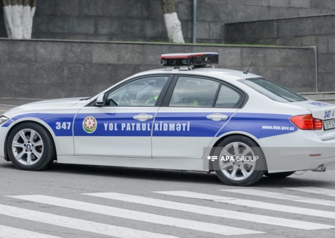 Yol polisi ötmə qaydalarının pozulması ilə bağlı sürücülərə müraciət edib