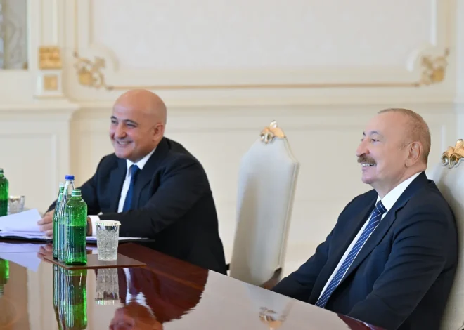 Prezident “Global Infrastructure Partners” şirkətinin rəhbərini qəbul edib