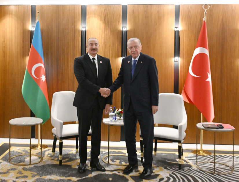 Bişkekdə İlham Əliyevin Rəcəb Tayyib Ərdoğanla görüşü olub