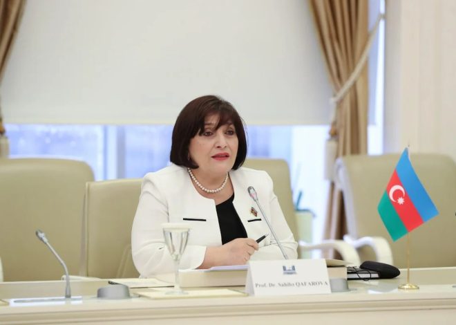 Sahibə Qafarovanın Parlamentlərarası İttifaqın Baş katibi vəzifəsinə namizədliyi irəli sürülüb