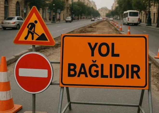 Sabah Sabunçuda iki yolda nəqliyyatın hərəkəti qismən məhdudlaşdırılacaq