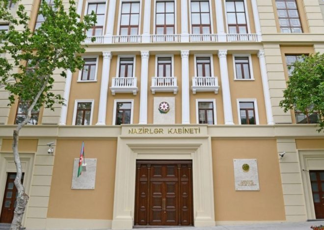 “Səfərbərlik ehtiyatlarının nomenklaturası” təsdiq edildi