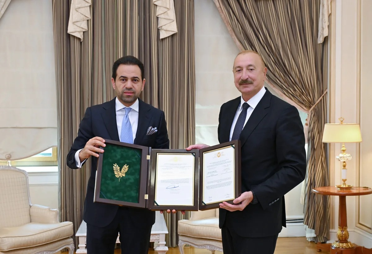 Prezident İlham Əliyev Müsəlman Ağsaqqalları Şurasının baş katibini qəbul edib