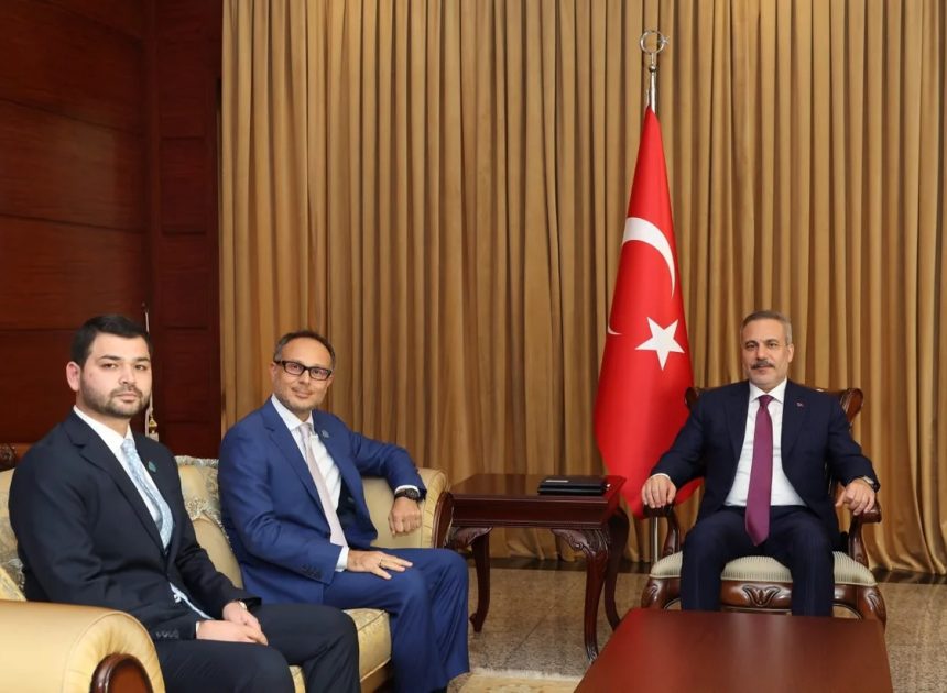 Hakan Fidan TÜRKPA Baş katibini qəbul edib