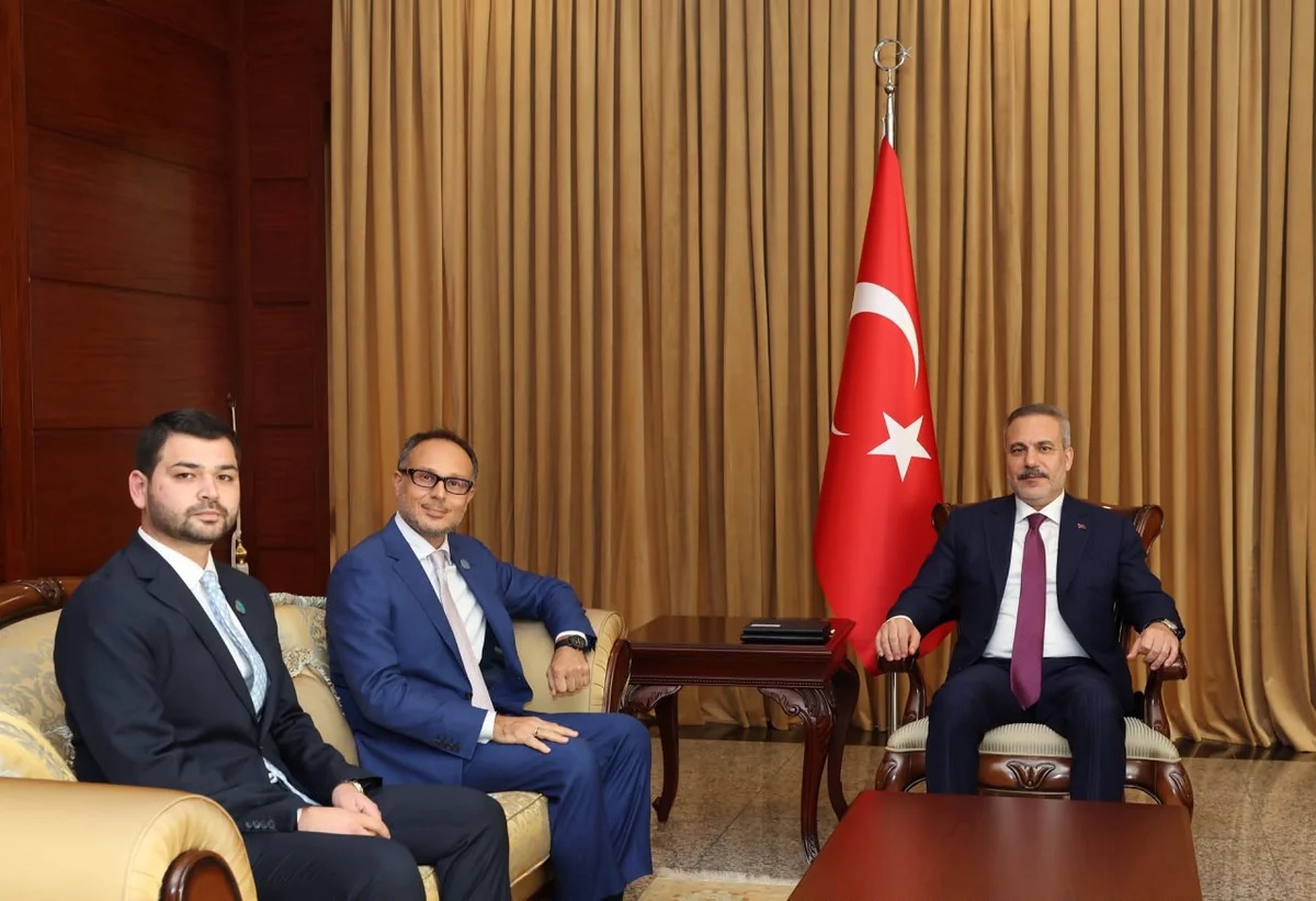 Hakan Fidan TÜRKPA Baş katibini qəbul edib