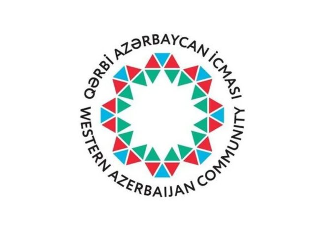Qərbi Azərbaycan İcması bəyanat yayıb